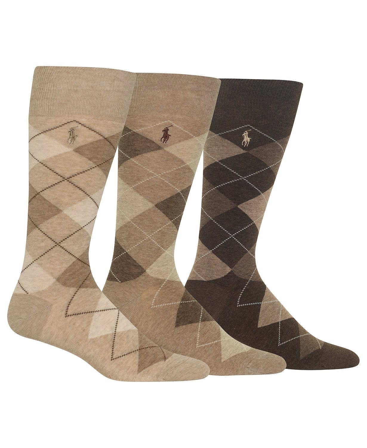 Polo Argyle Socks 3 Pack