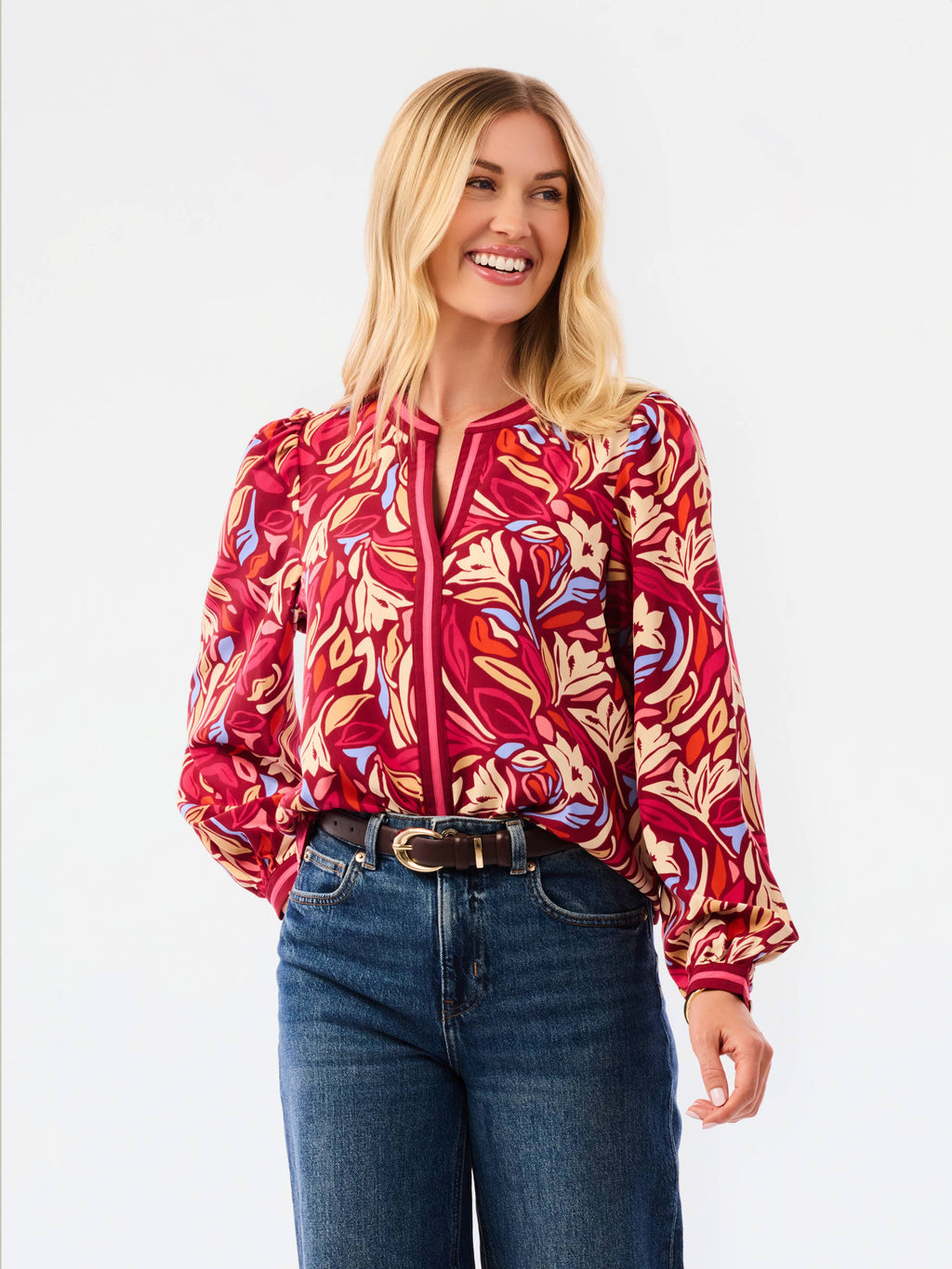 Mary Square - Naomi Top | Wind Rush Multi