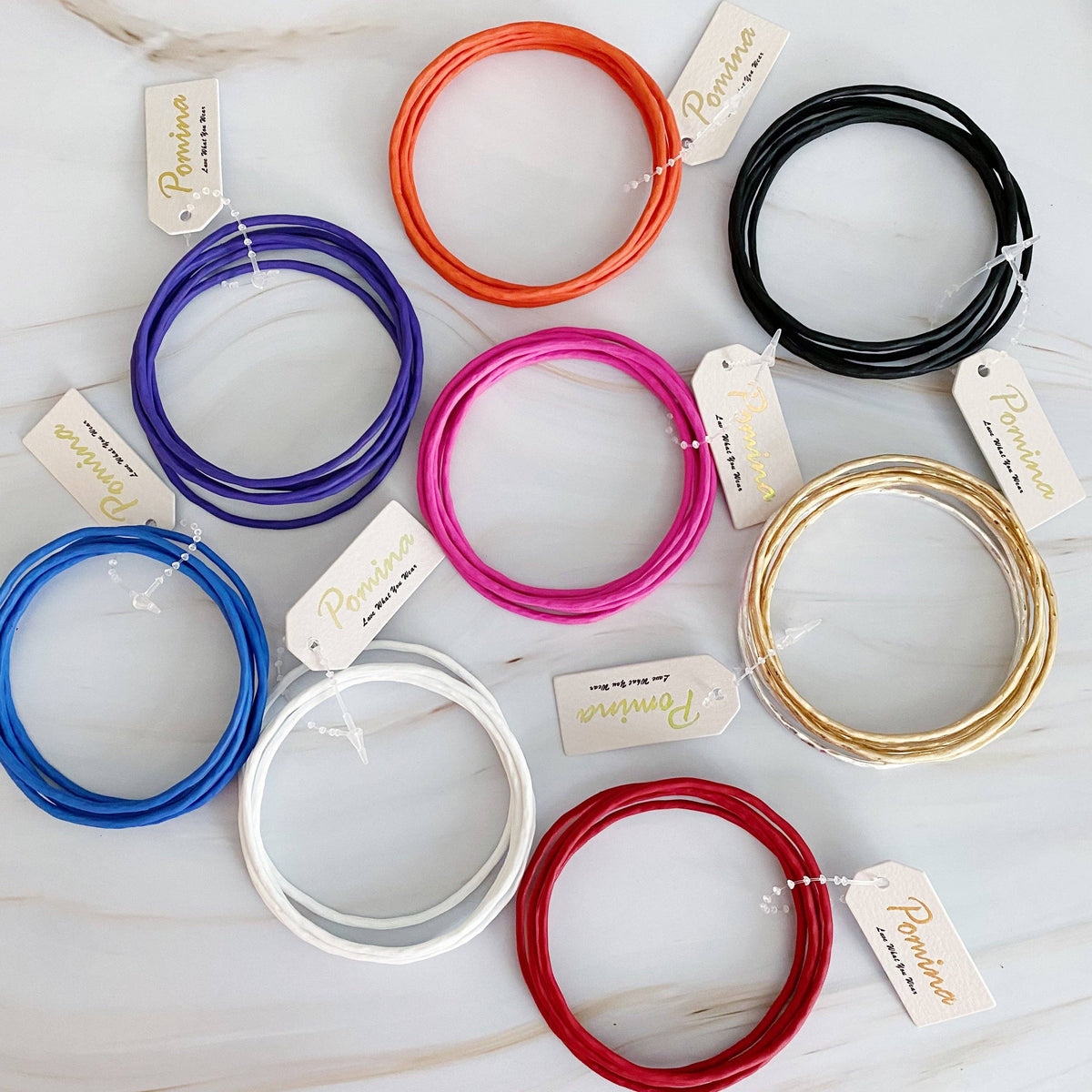 Ellison+Young Color Of Your Game Slim Bangle (Set Of 5)