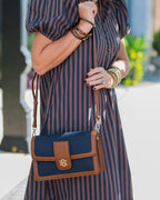 Caroline Hill - Collins Crossbody Navy S
