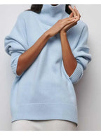 Sweetkarma Solid Turtleneck Knit Sweater