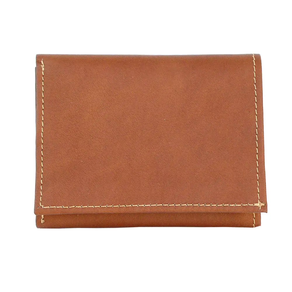 Piel Leather Tri-Fold Wallet