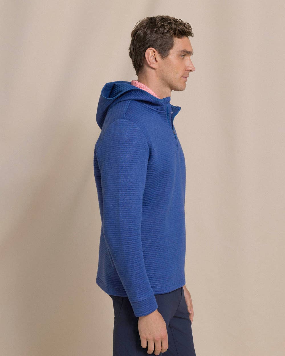 Southern Tide  Ottoman Heather Quarter Zip Hoodie