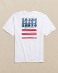 Southern Tide - M SS Americana Wooden Flag Tee