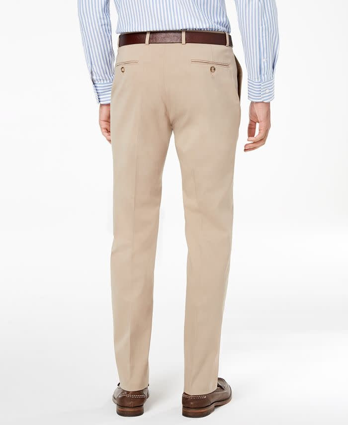 Tommy Hilfiger Slim Fit Stretch Twill Dress Pants