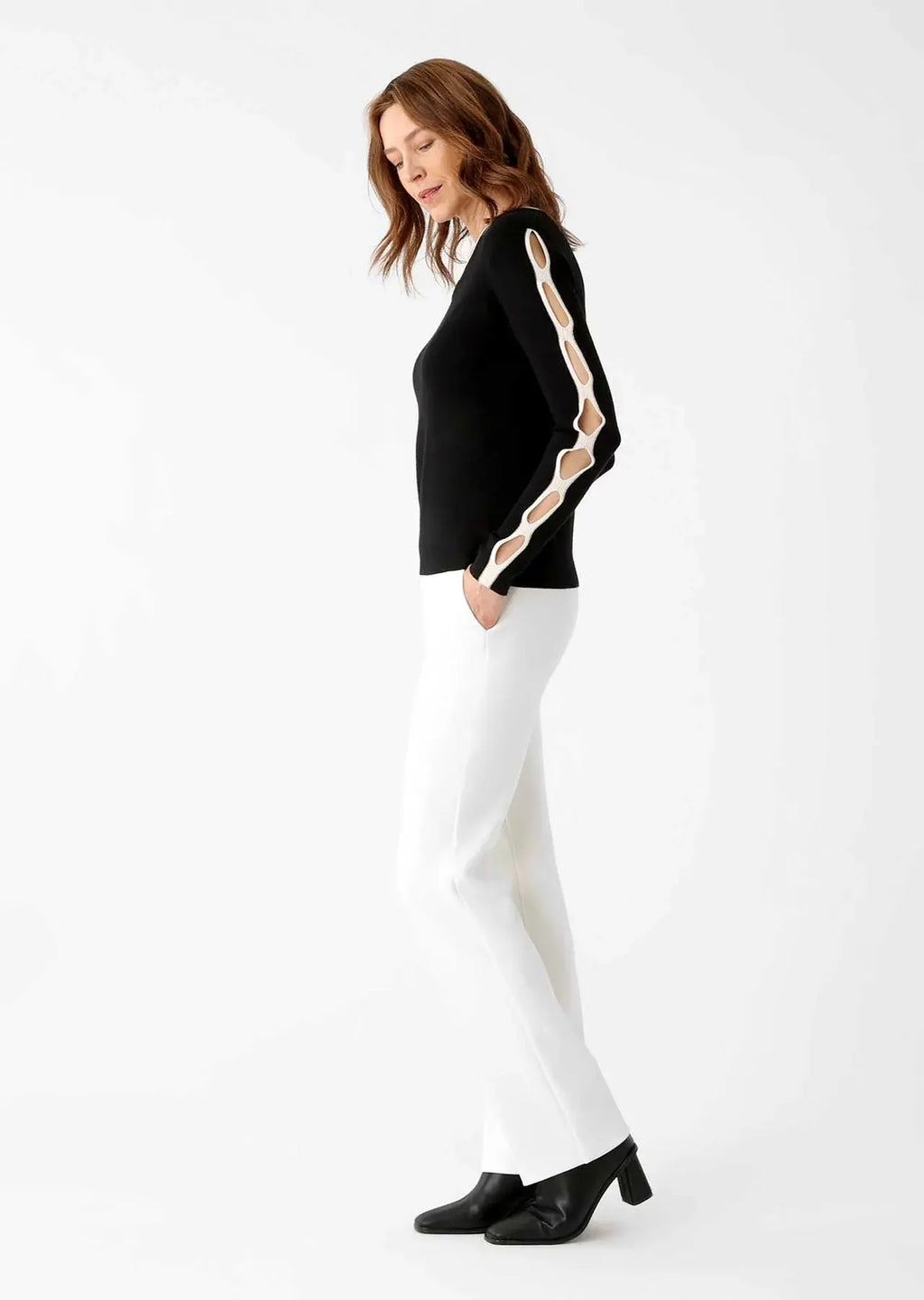 Lisette Jolie Fabric 30" Straight Pant with Pockets