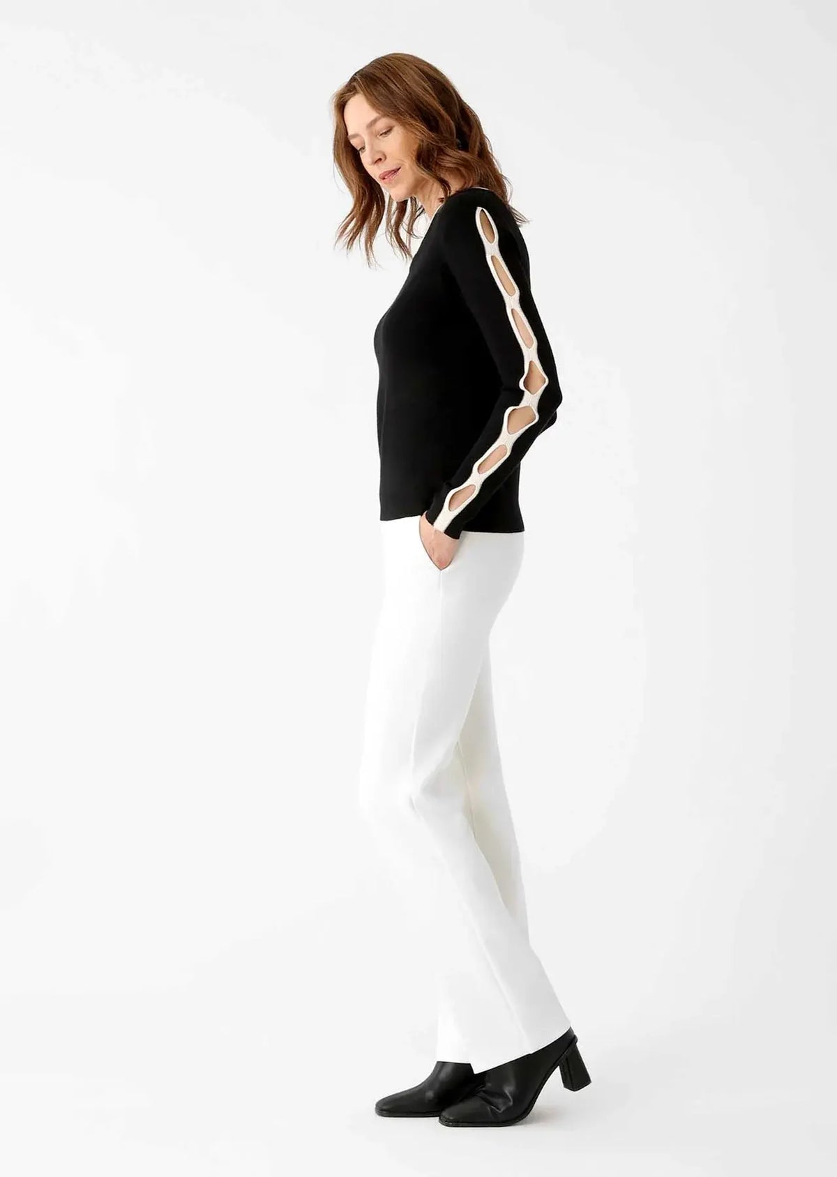 Lisette Jolie Fabric 30" Straight Pant with Pockets