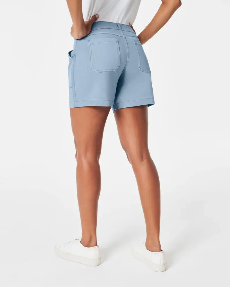 Spanx 6" Stretch Twill Shorts
