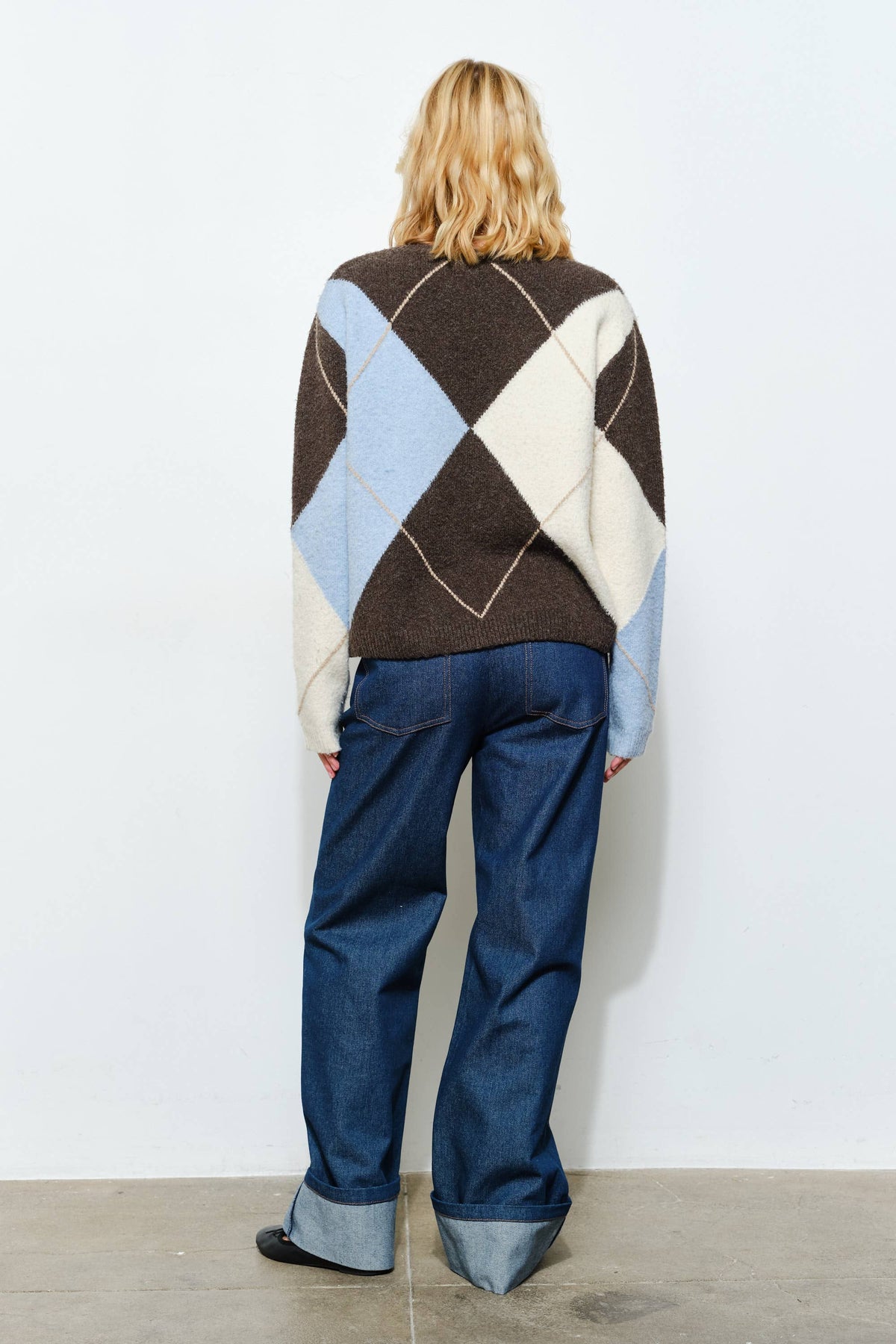 Pretty Garbage   Virginia Argyle Sweater