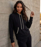 Karen Kane Edge Stitch Hoodie Top