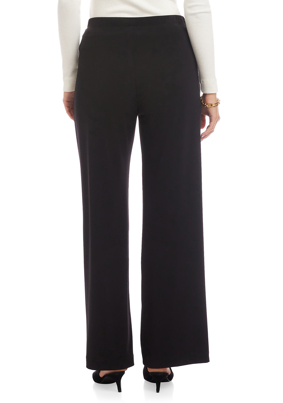 Karen Kane Travel Jersey Wide-Leg Pants