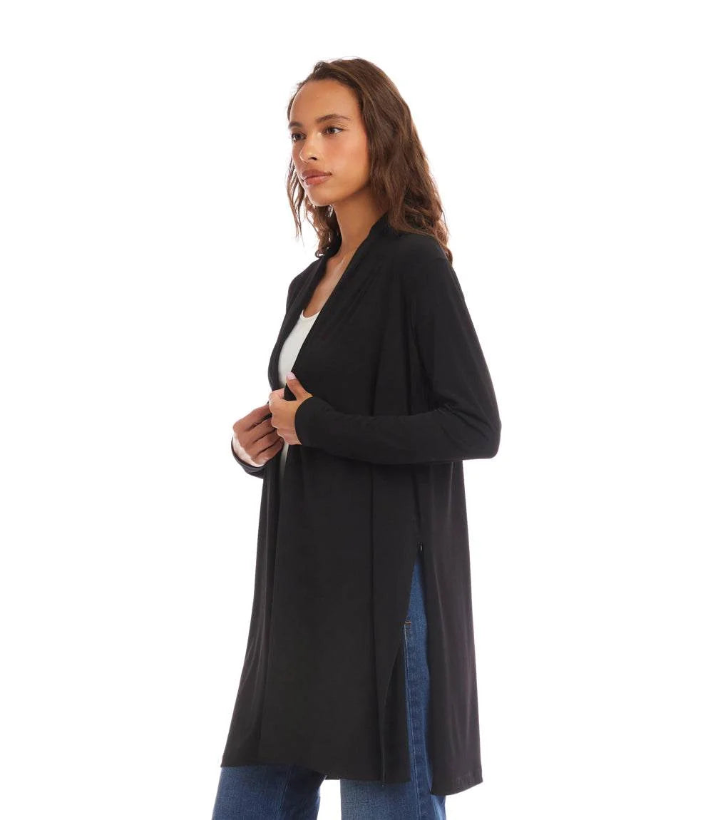 Karen Kane Travel Jersey Adjustable Zip Jacket