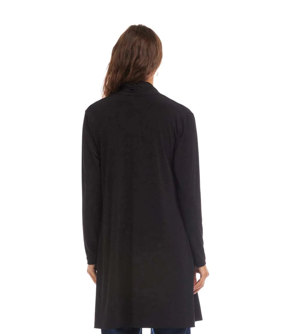 Karen Kane Travel Jersey Adjustable Zip Jacket