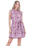 Joy Joy Sleeveless Shirt Dress