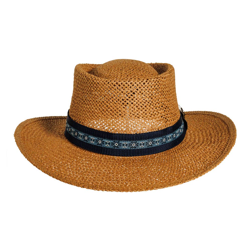 American Hat Makers - Gambler Sun Straw Hat - Style Links (6/Cs Pre-Pack )