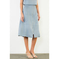 THML - Suede Zipper Skirt