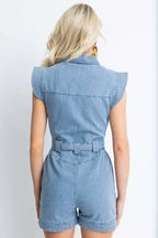 Karlie Denim Pocket Romper