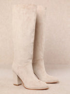 Miracle Miles Fynn Classic Stacked Heel Knee-High Boot