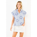 THML - Sleeveless Stripe Top With Ribbon Details
