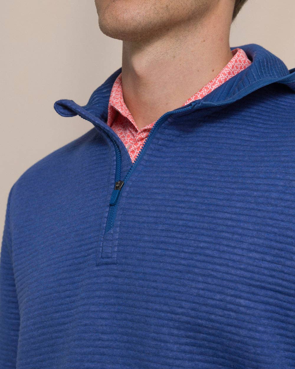 Southern Tide  Ottoman Heather Quarter Zip Hoodie