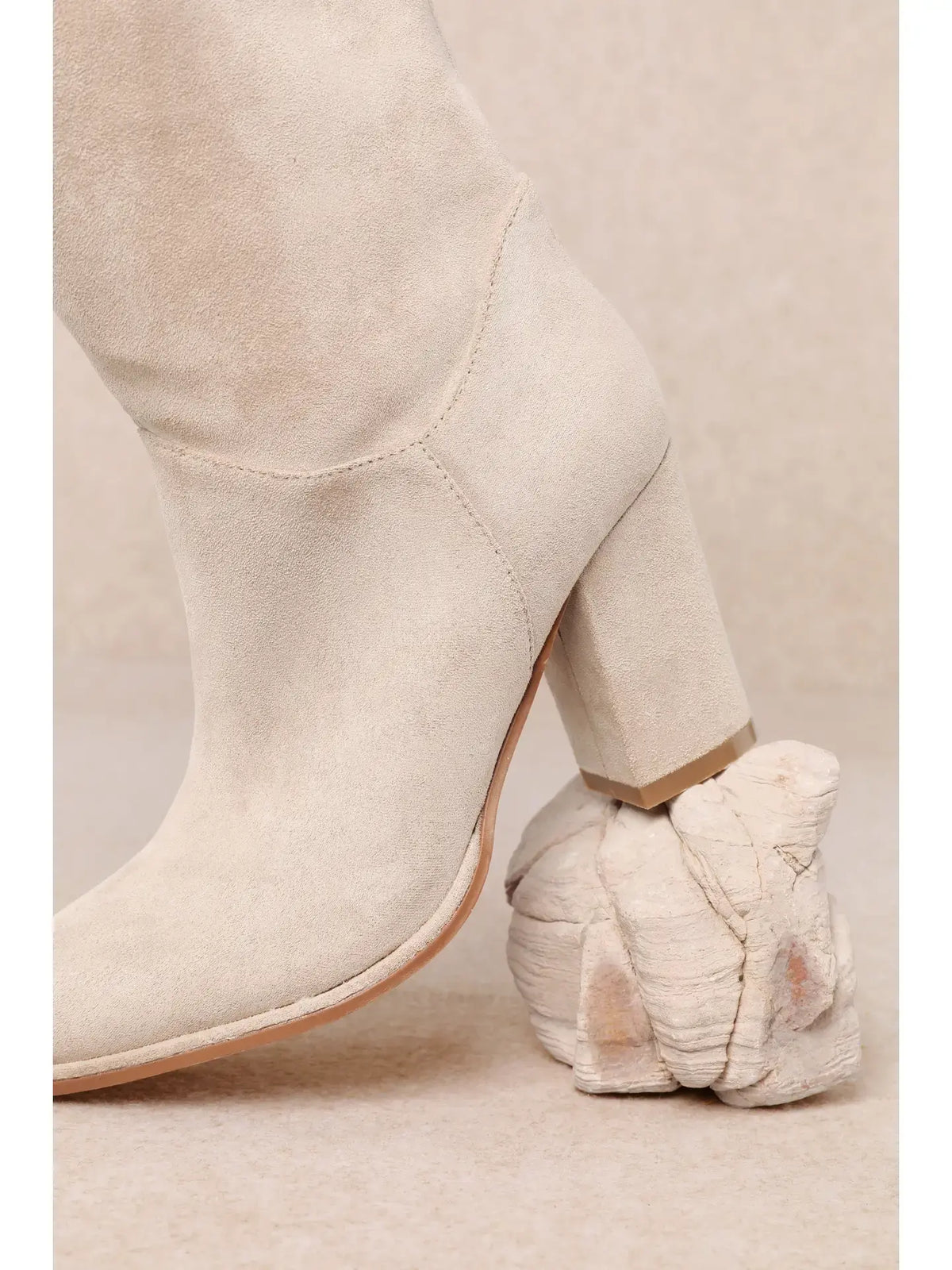 Miracle Miles Fynn Classic Stacked Heel Knee-High Boot