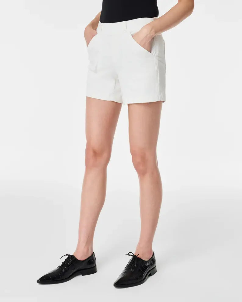 Spanx 4" Stretch Twill Shorts