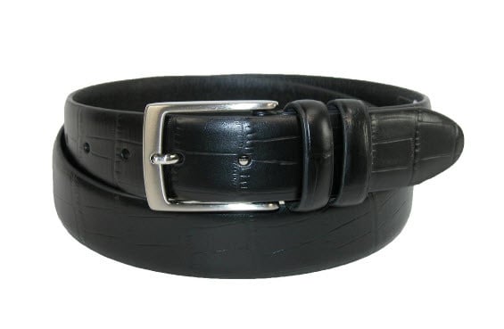 Aquarius Embossed Croc Belt
