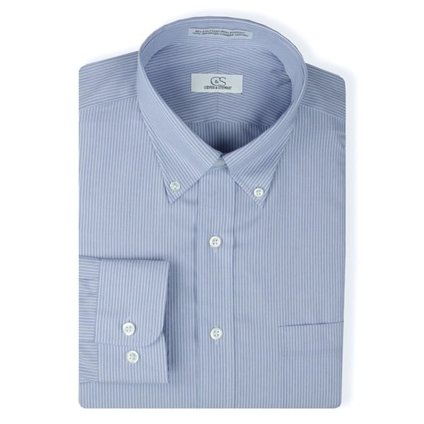 Cooper & Stewart Double Line Stripe Dress Shirt