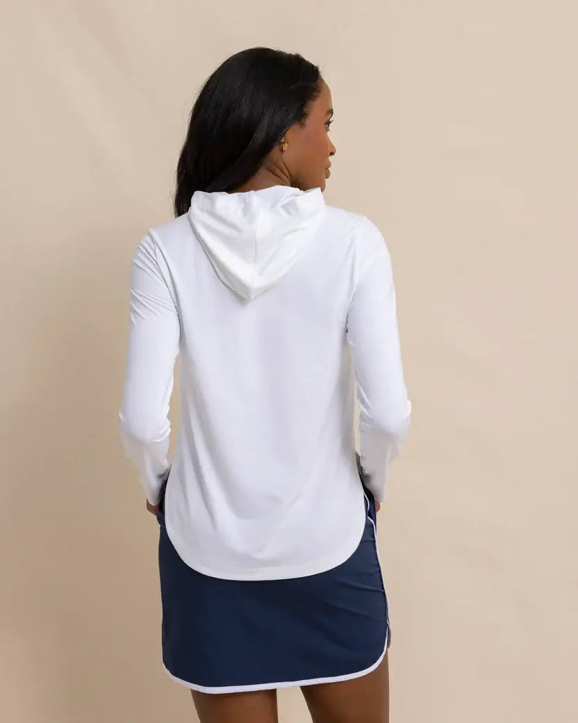 Southern Tide - W LS Linley Brrrilliant Perf Hoodie 2