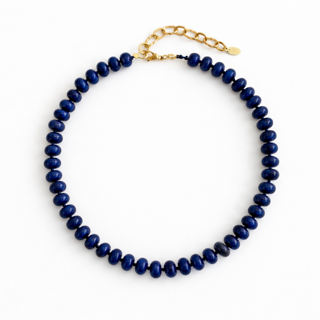 Ellison+Young Refined Stone Bead Necklace – Timeless Everyday Accent