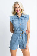 Karlie Denim Pocket Romper
