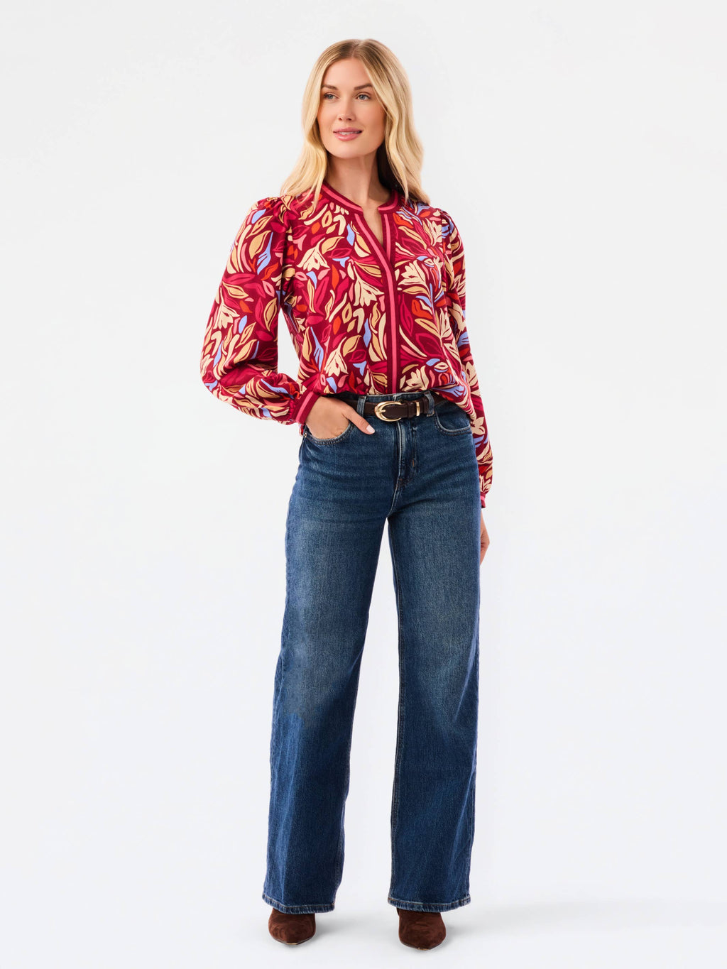 Mary Square - Naomi Top | Wind Rush Multi