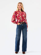 Mary Square - Naomi Top | Wind Rush Multi