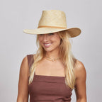 American Hat Makers - Straw Safari Sun Hat - Style Johvan