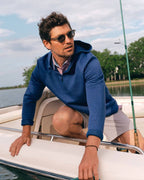 Southern Tide  Ottoman Heather Quarter Zip Hoodie
