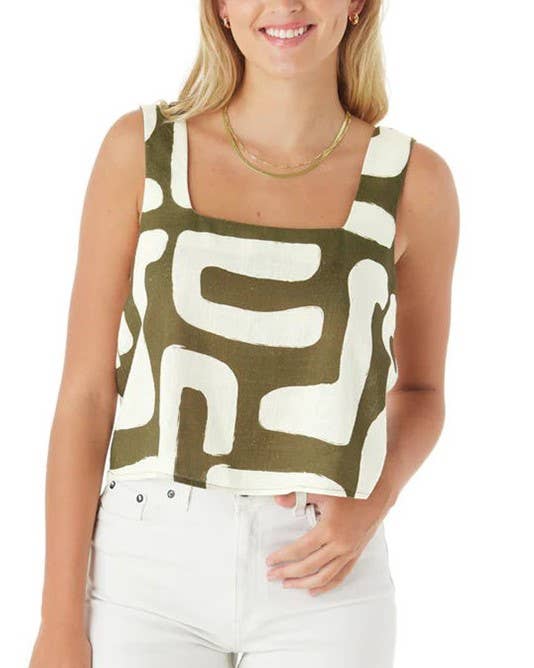 Rosa Clothing Printed Casual Street Tank Top Shorts Set