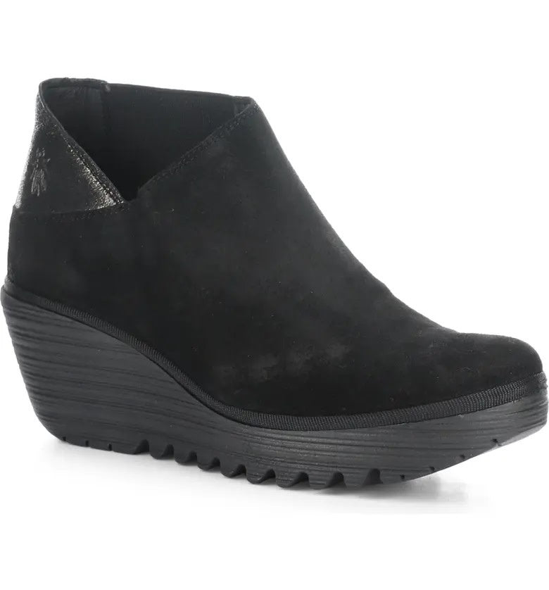 Fly London Yego  Wedge Ankle Bootie