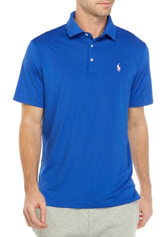 Polo Classic Fit Jersey Performance Polo Knit Shirt