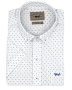 Coastal Cotton Short Sleeve Print Performance Sports Shirt