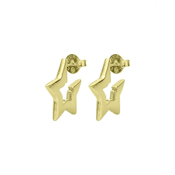 Sheila Fajl Medium Marilyn Star Hug Hoops