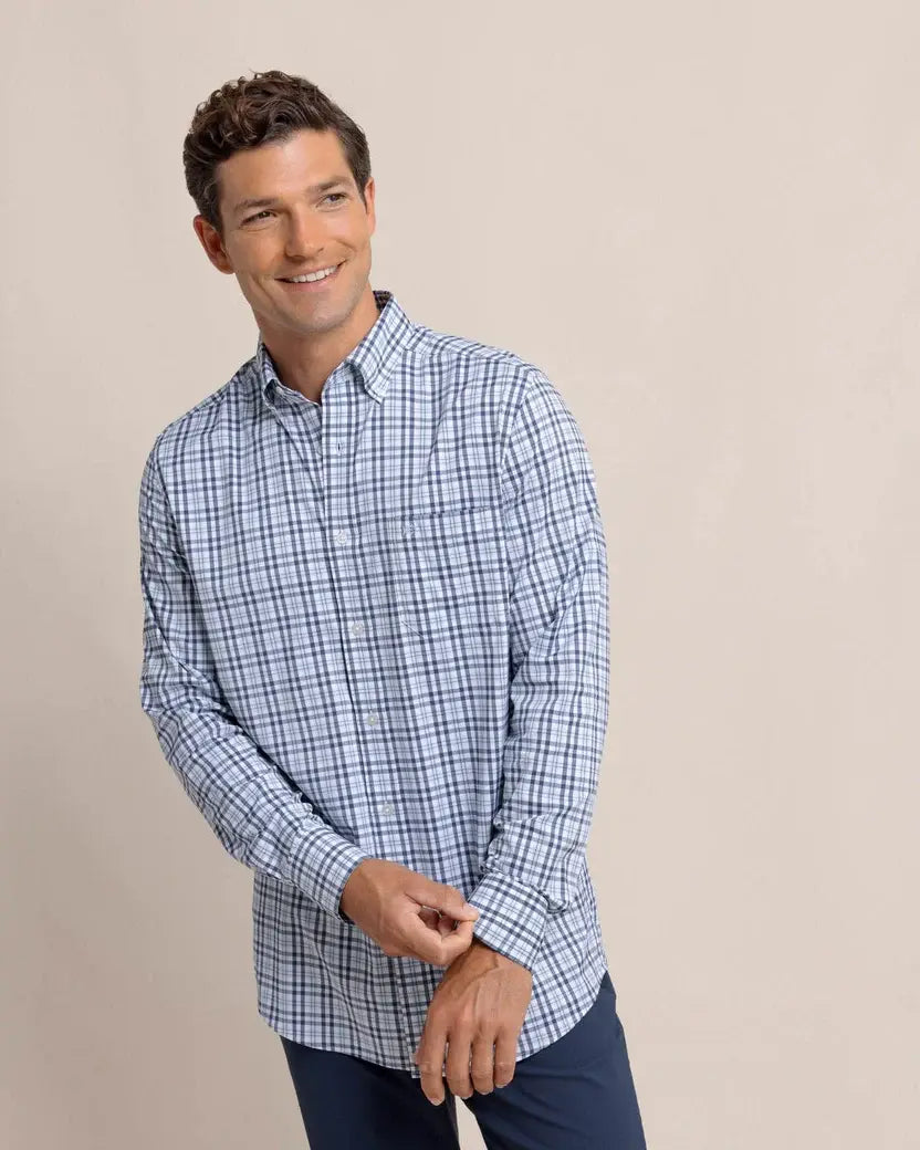Southern Tide brrr°® Intercoastal Haywood Plaid Sport Shirt