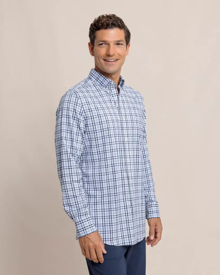Southern Tide brrr°® Intercoastal Haywood Plaid Sport Shirt