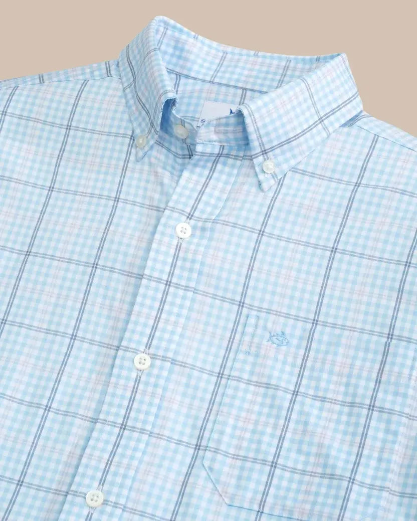 Southern Tide brrr° Intercoastal Rainer Check Long Sleeve Sport Shirt