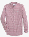 Southern Tide Waddell Plaid brrr Intercoastal LS Performance Sport Shirt