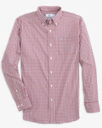 Southern Tide Waddell Plaid brrr Intercoastal LS Performance Sport Shirt