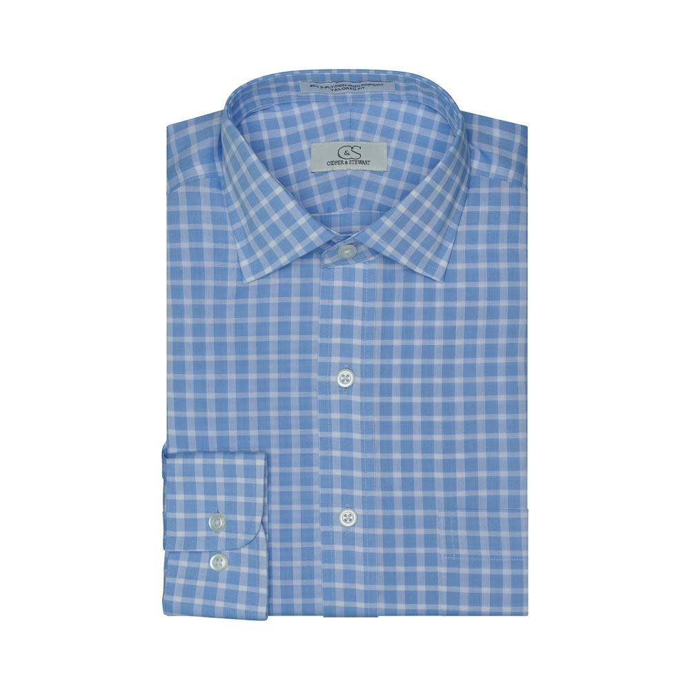 Cooper Stewart Gaffney Dobby Check Dress Shirt