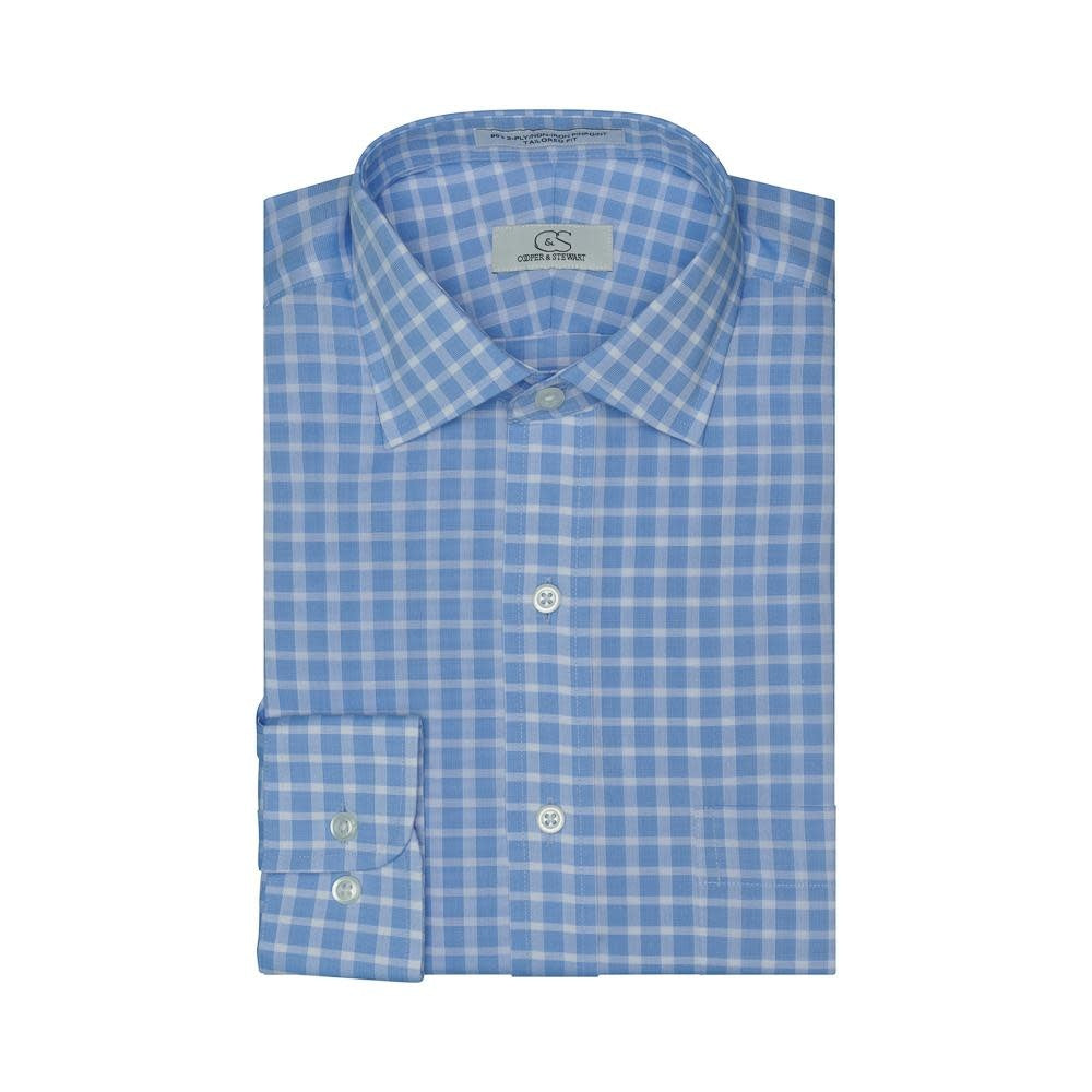 Cooper Stewart Gaffney Dobby Check Dress Shirt