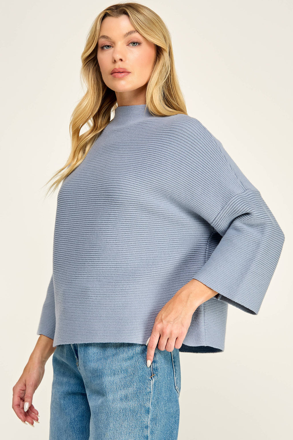 Ellison   Casual Top Haze Blue