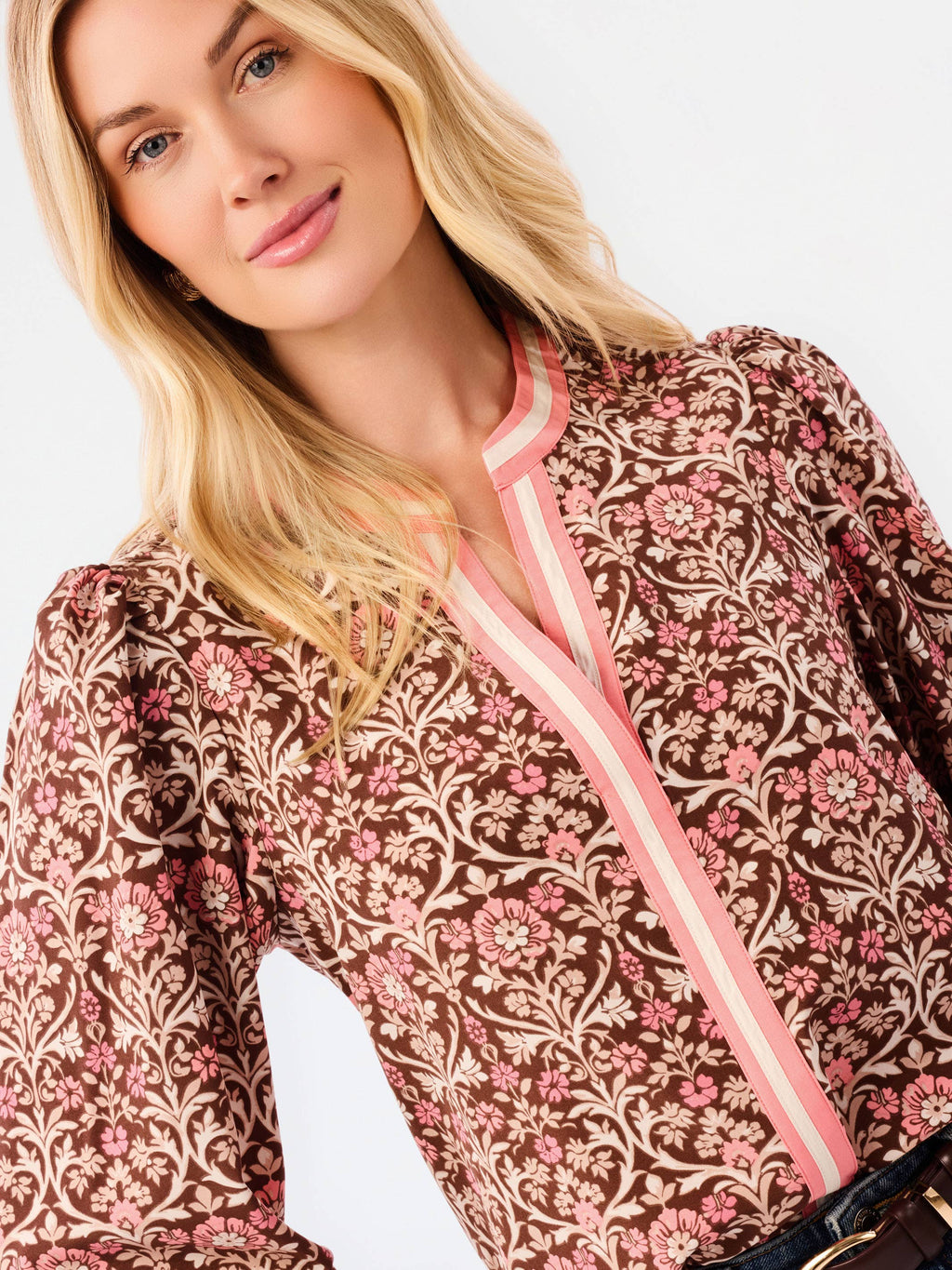 Mary Square - Naomi Top | Ashdown Abbey Cocoa
