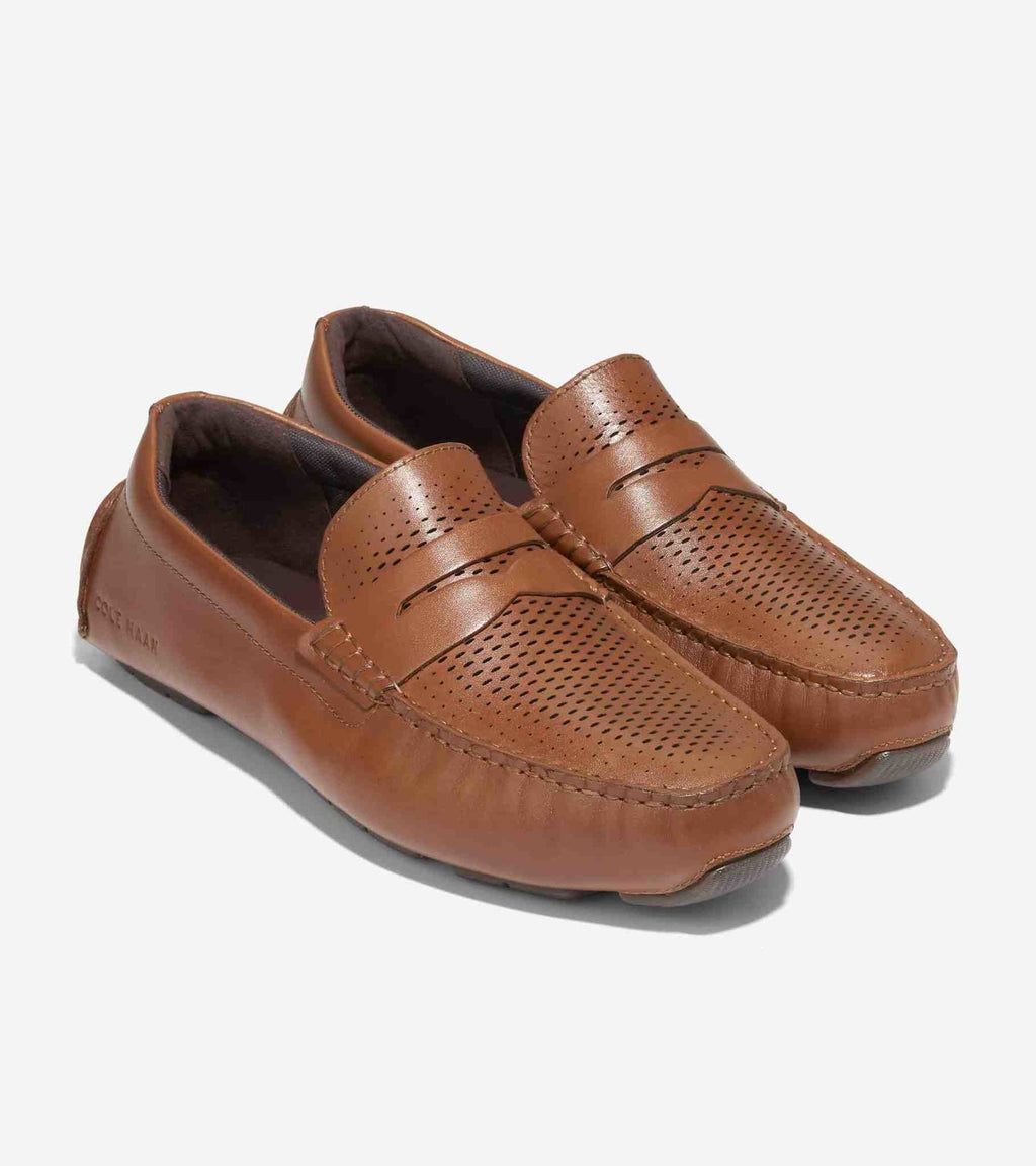 Cole Haan Men's Grand Laser Penny Driver Shoes